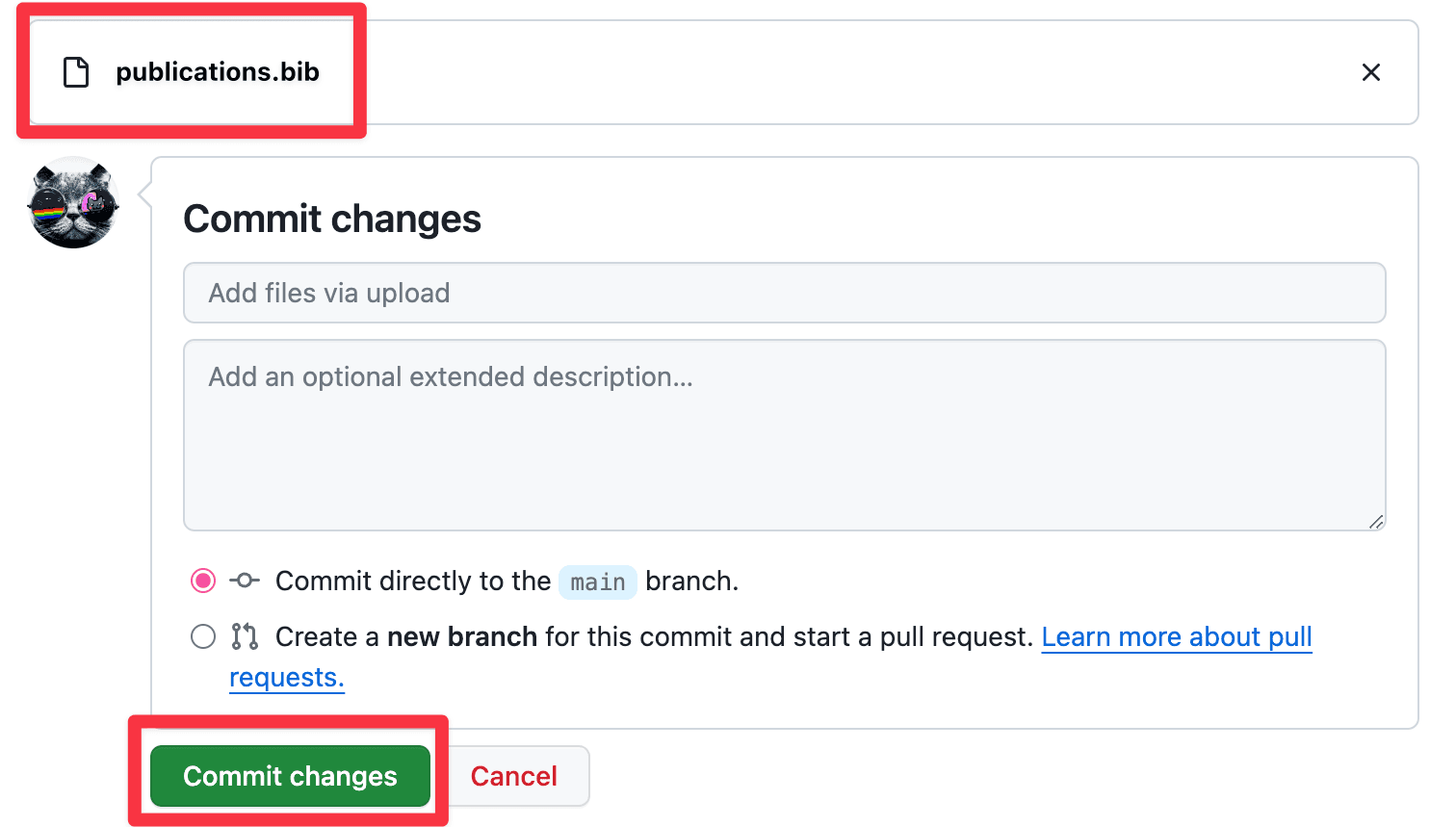 commit